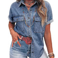 Aurelia Single-Breasted Button Shirt