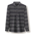 Metro Men's Linen Long-Sleeve Striped Shirt