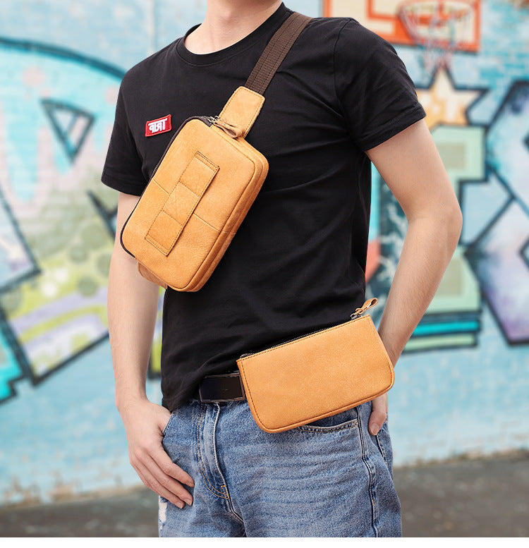Carry Arden Men's Leather Belt Bag