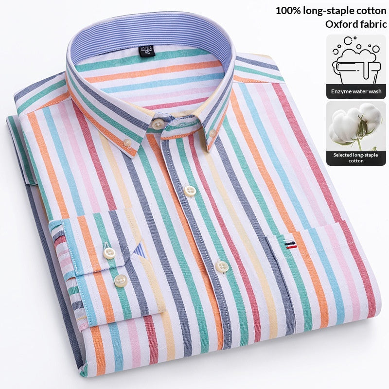 Metro Arden Men's Cotton Long-Sleeve Shirt