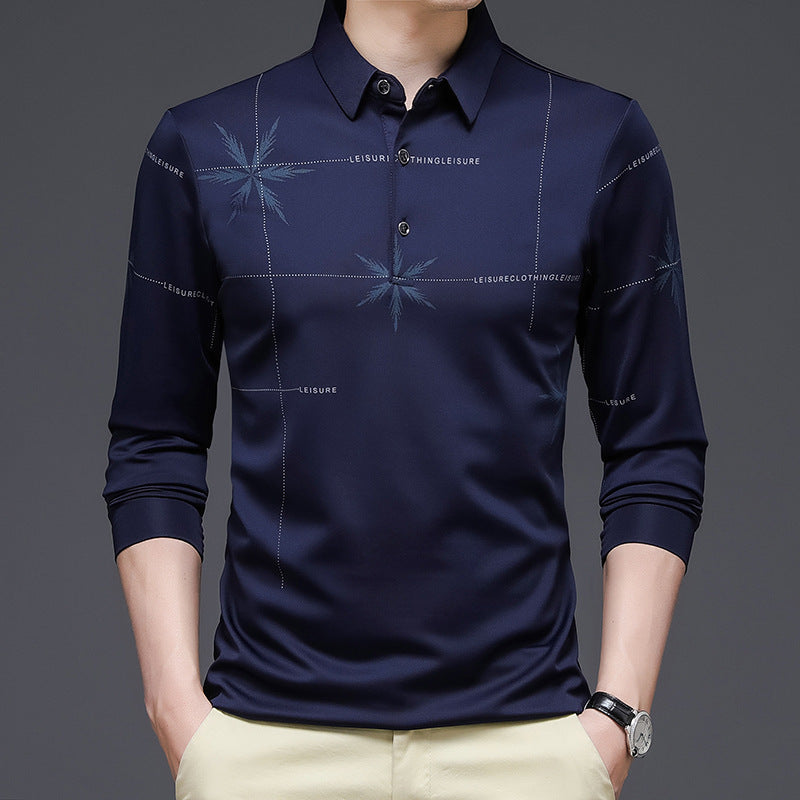 Metro Men's Long-Sleeve Striped Shirt