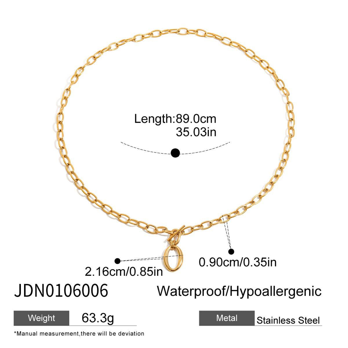 Lune Stainless Steel Minimalist Necklace