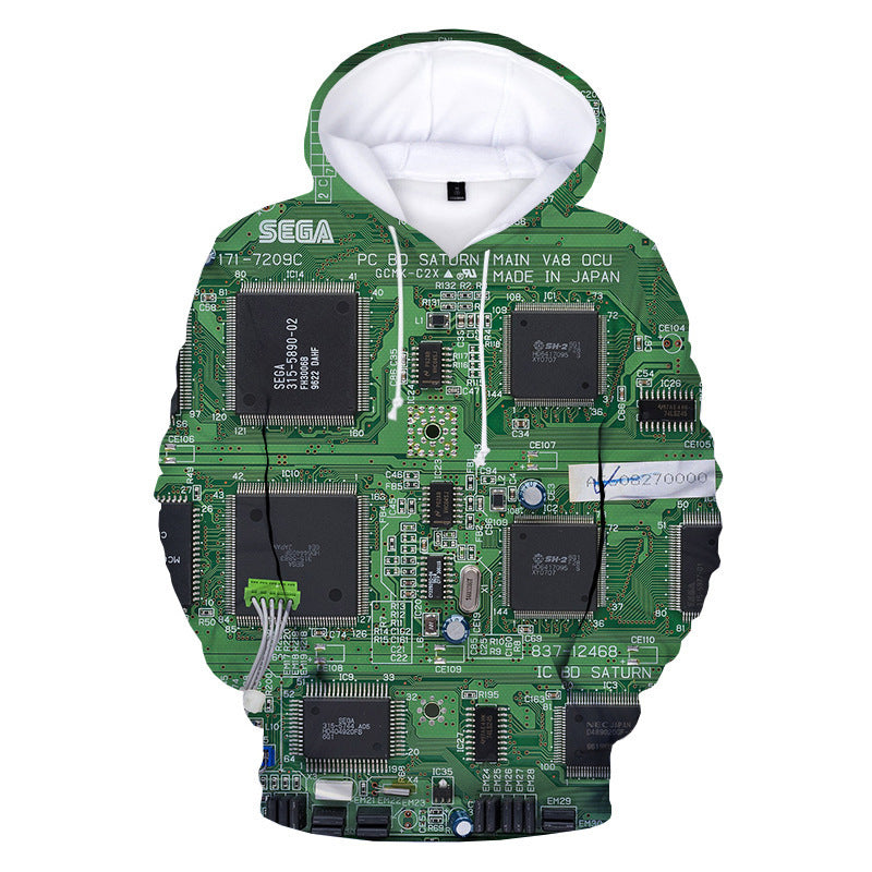 District Bexley Men's 3D-Print Hoodie