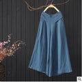 Flow Calder Linen Cotton Cropped Trousers