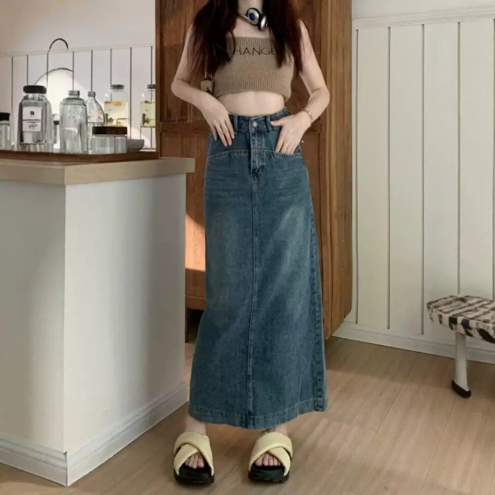 Sway Elan Retro Denim Skirt