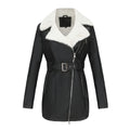 Halo Fleece-Lined Leather Jacket