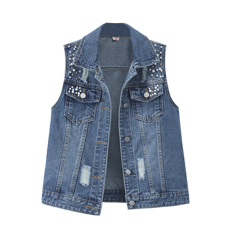 Hearth Denim Relaxed Vest