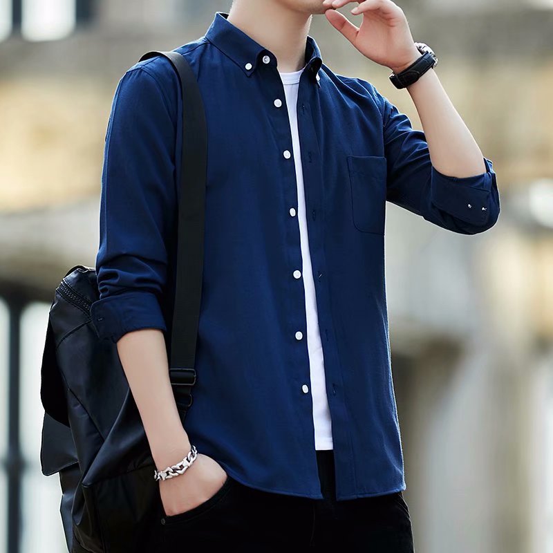 Metro Men's Slim Solid Shirt