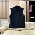 District Men's Fleece-Lined Zip-Up Stand-Collar Vest