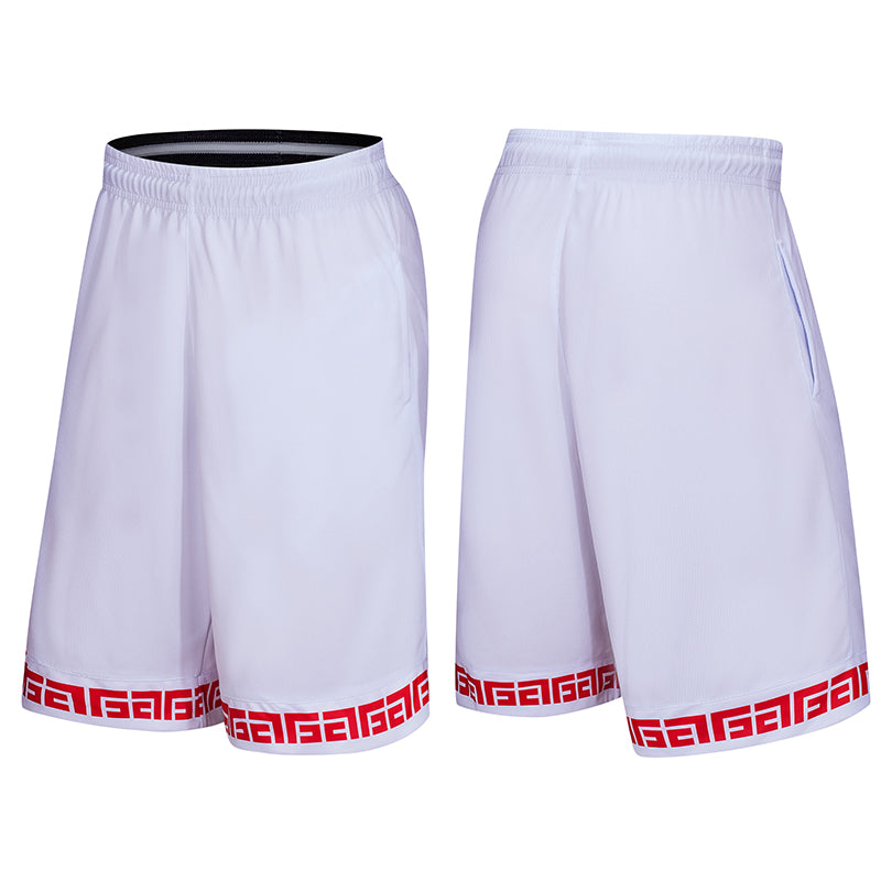 Velocity Men's Quick-Dry Relaxed Letter-Print Gym Shorts