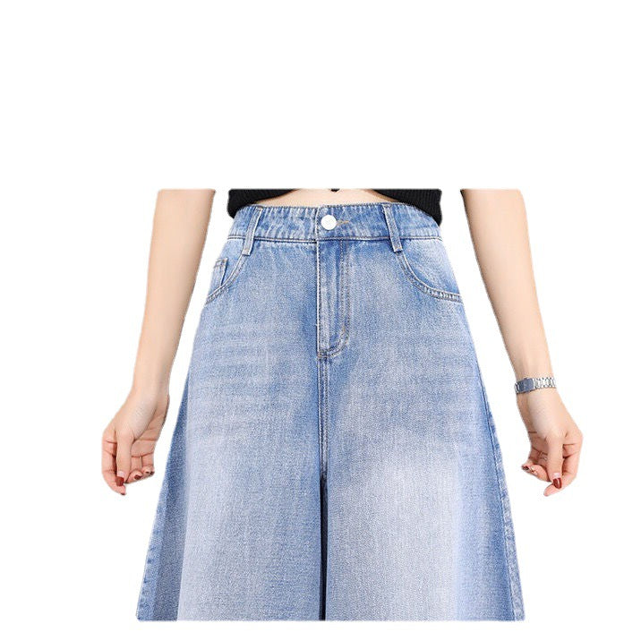 Indigo Bexley Wide-Leg Jeans