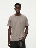 Metro Bexley Men's Short-Sleeve Henley Shirt