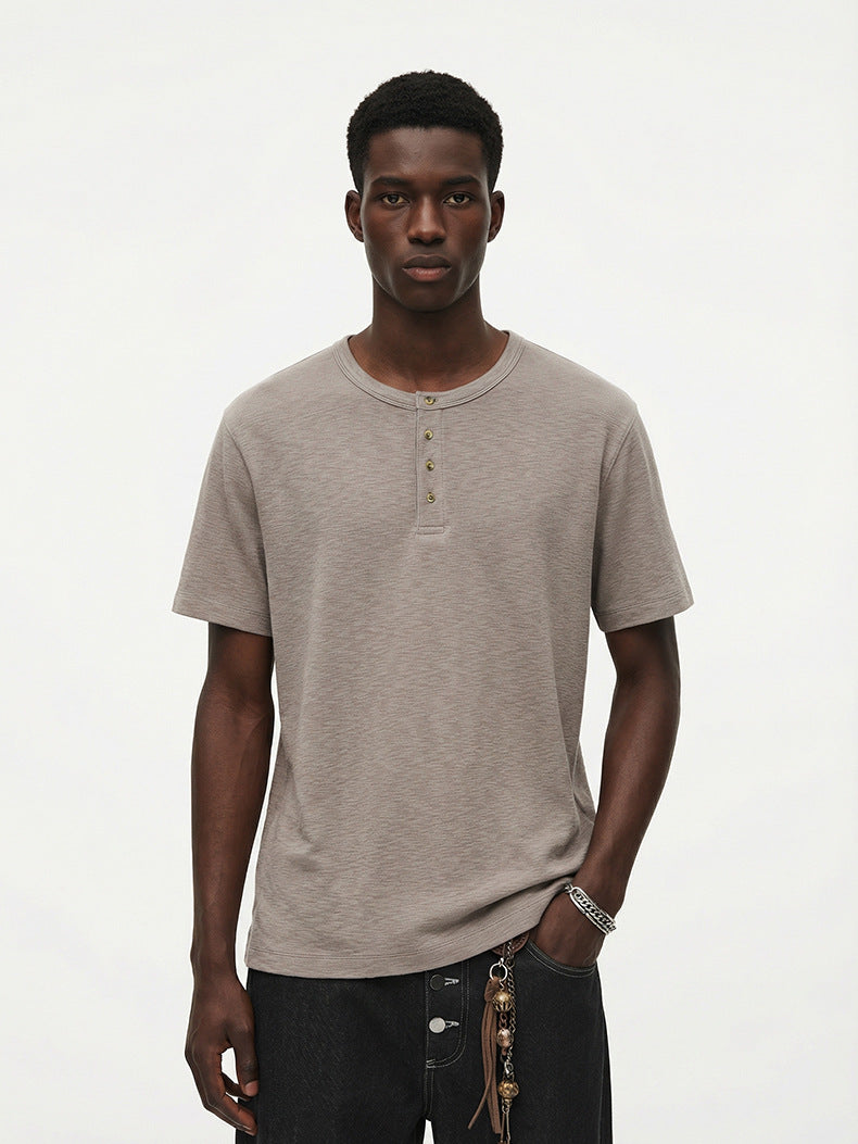 Metro Bexley Men's Short-Sleeve Henley Shirt