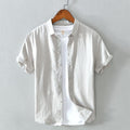 Metro Arden Men's Short-Sleeve Linen Shirt