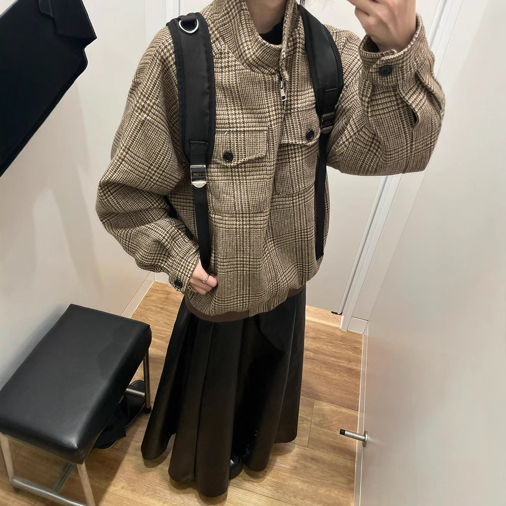 District Men's Wool Houndstooth Jacket
