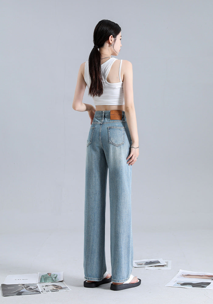 Indigo Dorset Straight Jeans