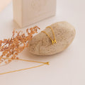 Lune Stainless Steel Letter-Print Necklace