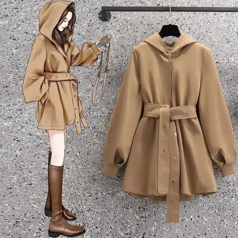 Lumen Hooded Trench Coat