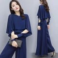 Flow Quill Wide-Leg Trousers