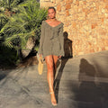 Nova Bexley Knit Slim Long-Sleeve Dress