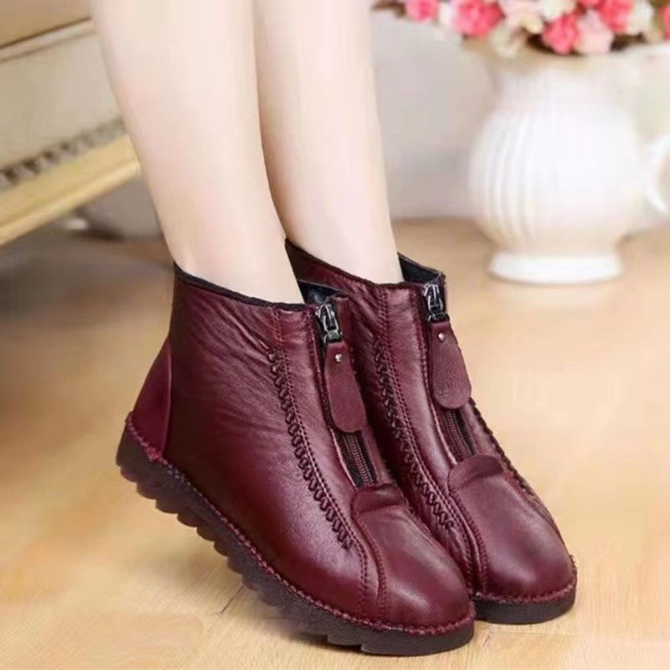 Stride Zip Warm Ankle Boots