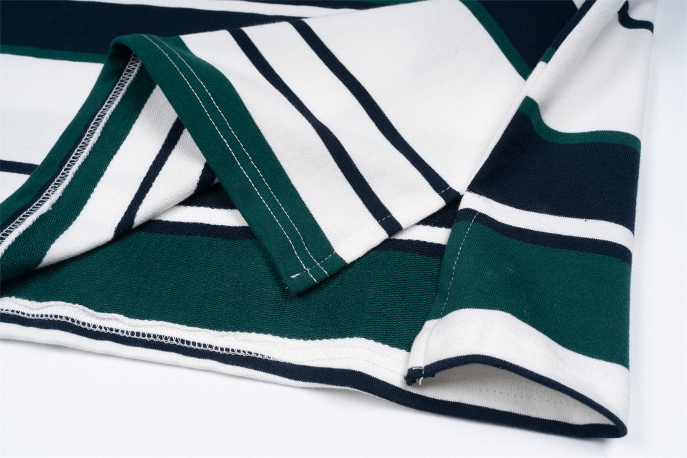 Metro Men's Striped Contrast Polo Shirt