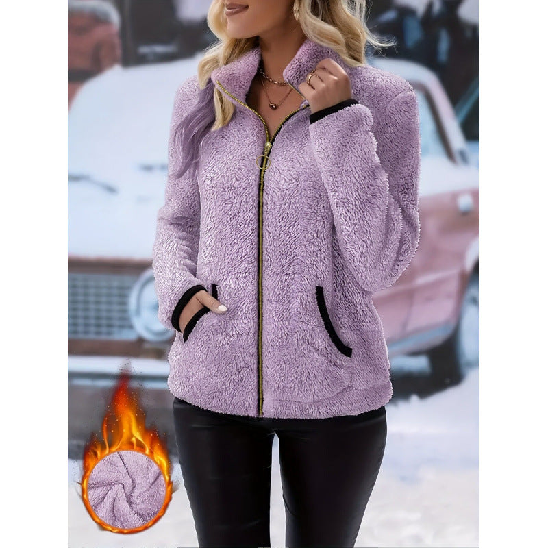 Cove Plush Fleece-Lined Hooded Cardigan