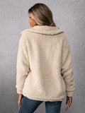 Lumen Fleece-Lined Short Single-Breasted Coat