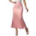 Sway Satin Slim Midi Skirt