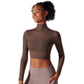 Pulse Mesh Quick-Dry Long-Sleeve Top