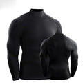 Velocity Men's Quick-Dry Long-Sleeve Turtleneck Top