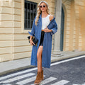 Lumen Denim Long Washed Cardigan