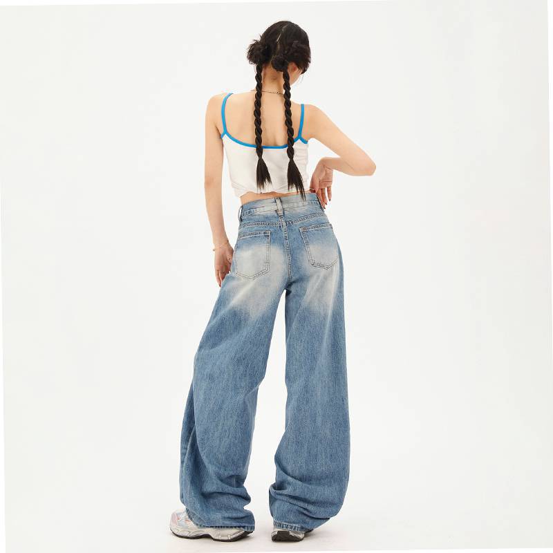 Indigo Garnet Straight Jeans