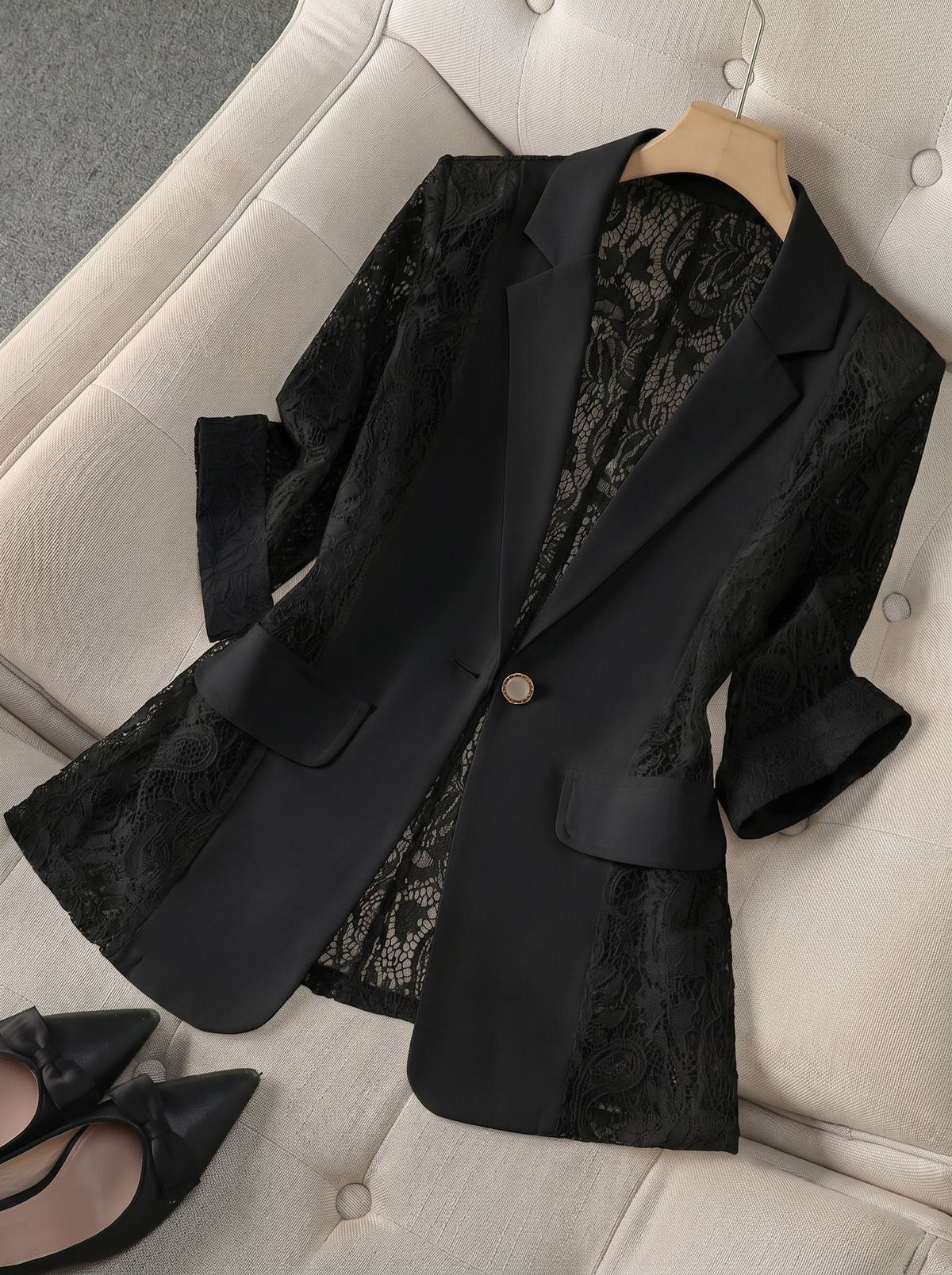 Aurelia Arden Lace Blazer