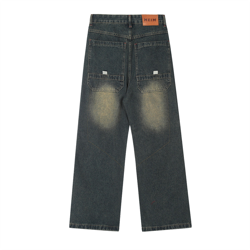 Indigo Arden Men's Denim Cargo Pants