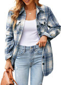 Aurelia Oversized Button Check Shirt
