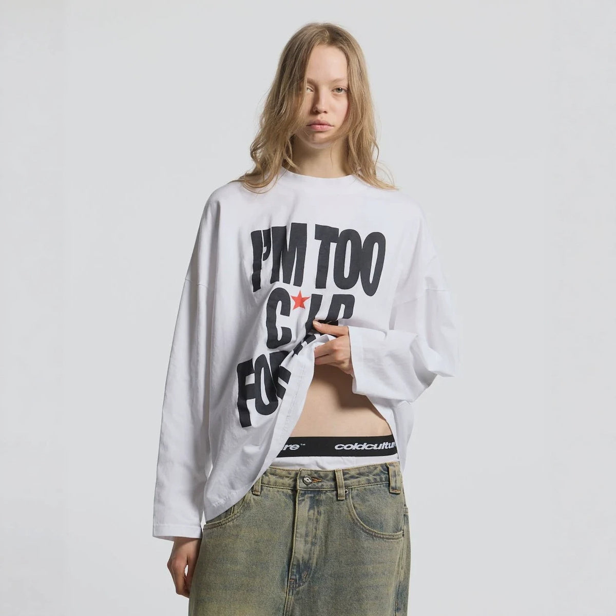 Archive Arden Men's Long-Sleeve Letter-Print Printed T-Shirt