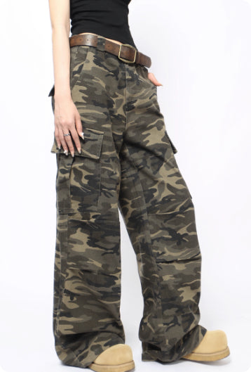 Rover Camo Washed Retro Cargo Pants