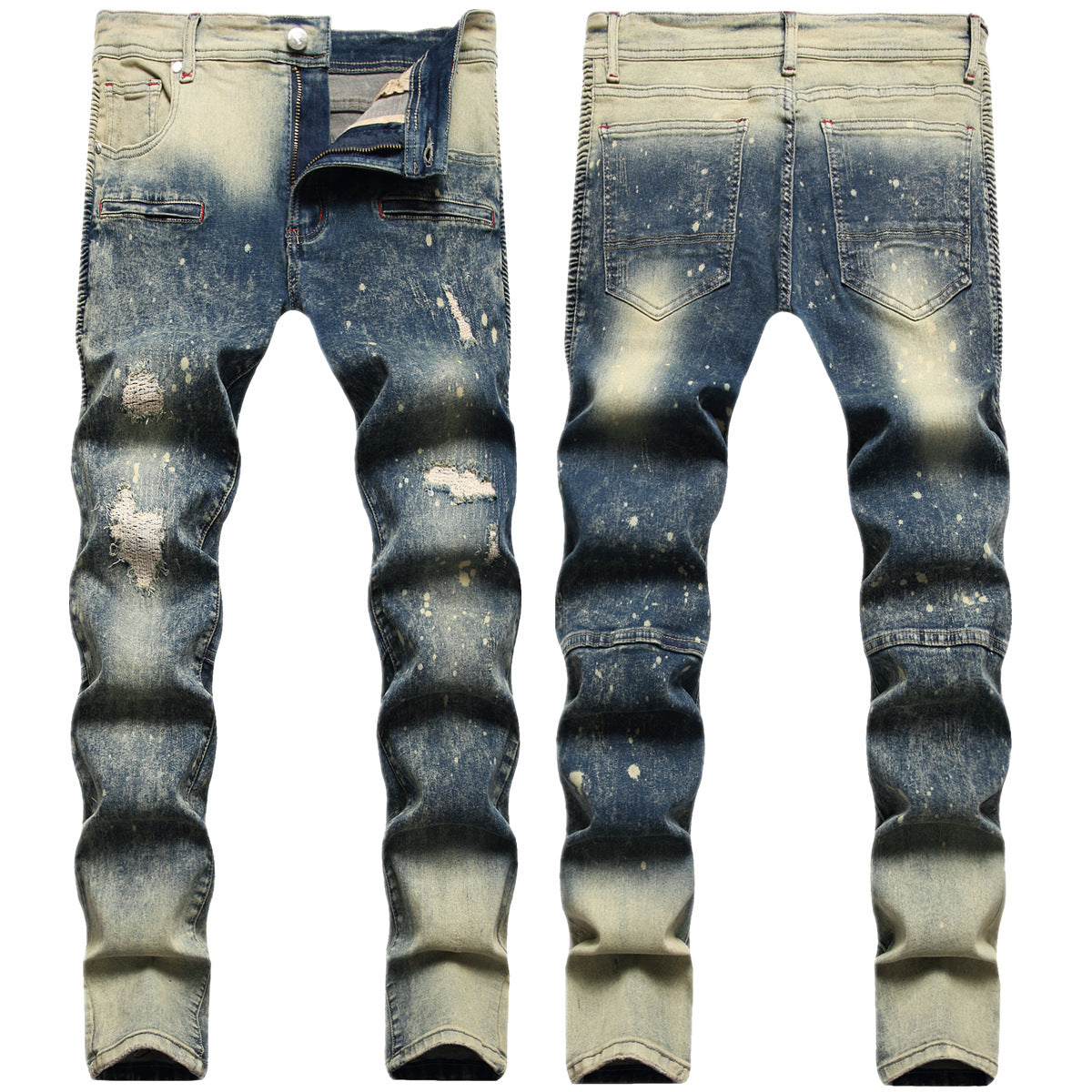 Indigo Arden Men's Straight Jeans