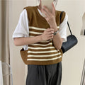 Hearth Knit Striped Vest
