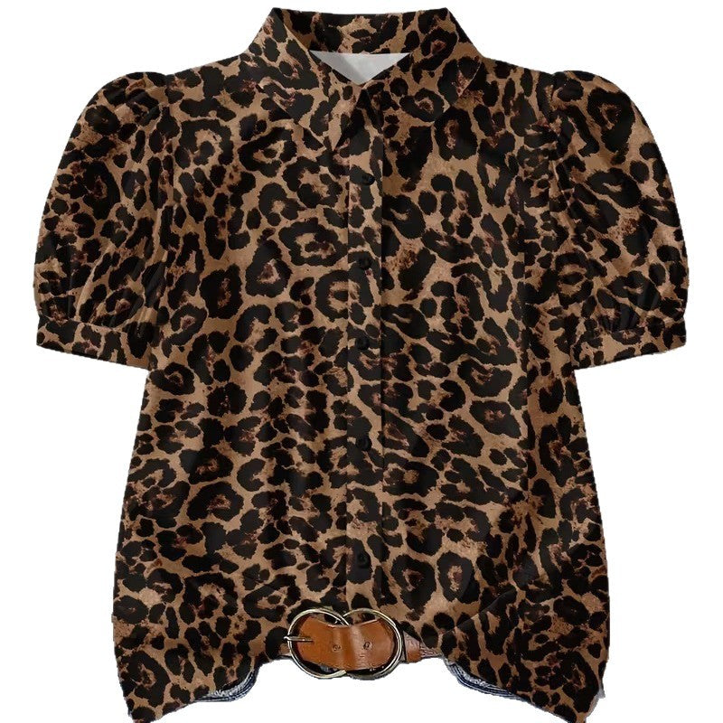 Aurelia Leopard Printed Blouse