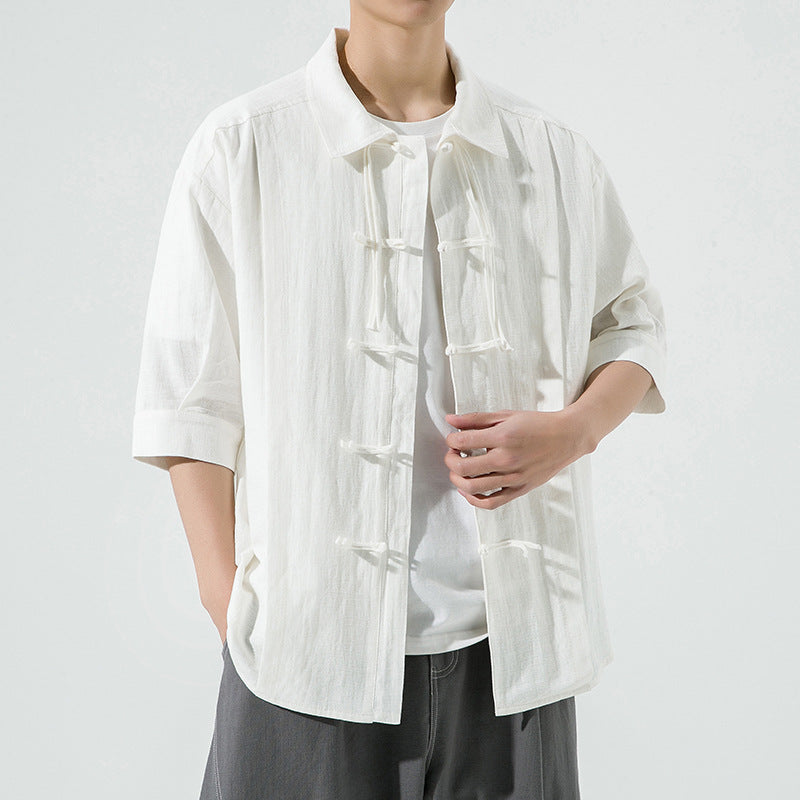 Metro Men's Linen Cotton Co-ord Set