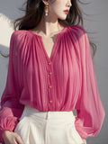 Aurelia Garnet Blouse