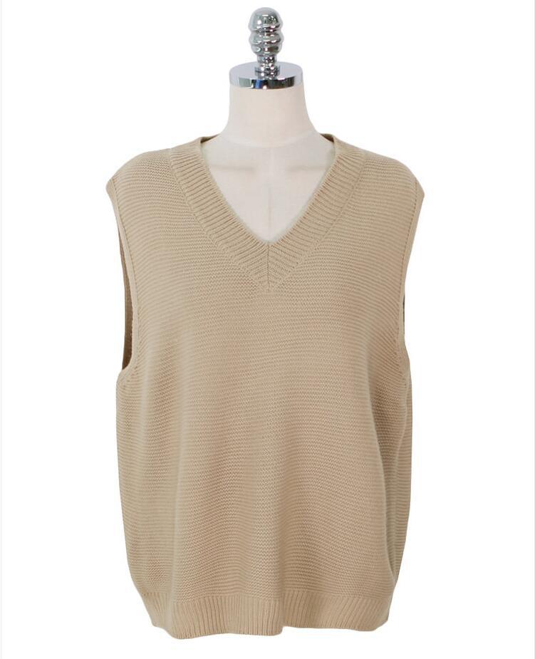 Hearth Relaxed V-Neck Solid Sweater Vest