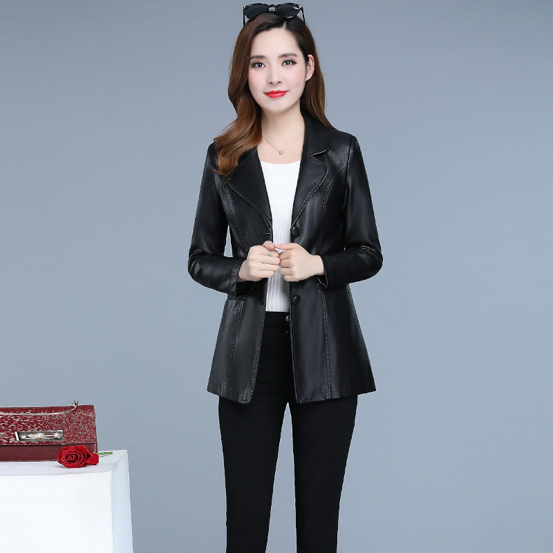 Halo Bexley Slim Short Leather Jacket