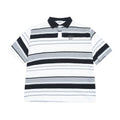 Metro Men's Striped Contrast Polo Shirt