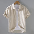 Metro Arden Men's Short-Sleeve Linen Shirt