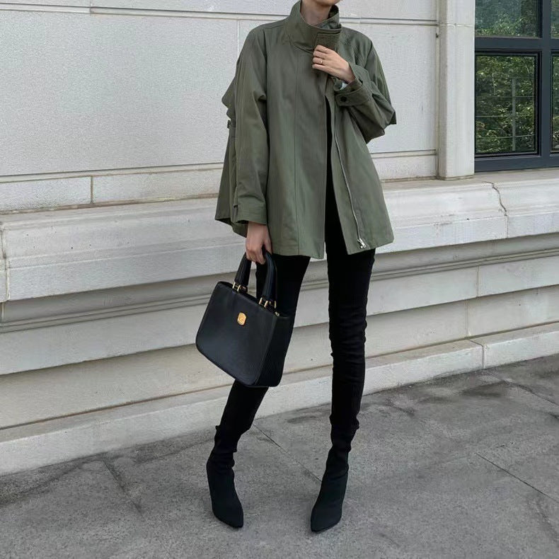 Lumen Relaxed Retro Trench Coat