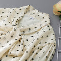 Aurelia Polka-Dot Retro Blouse
