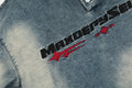 Metro Men's Denim Short-Sleeve Polo Shirt